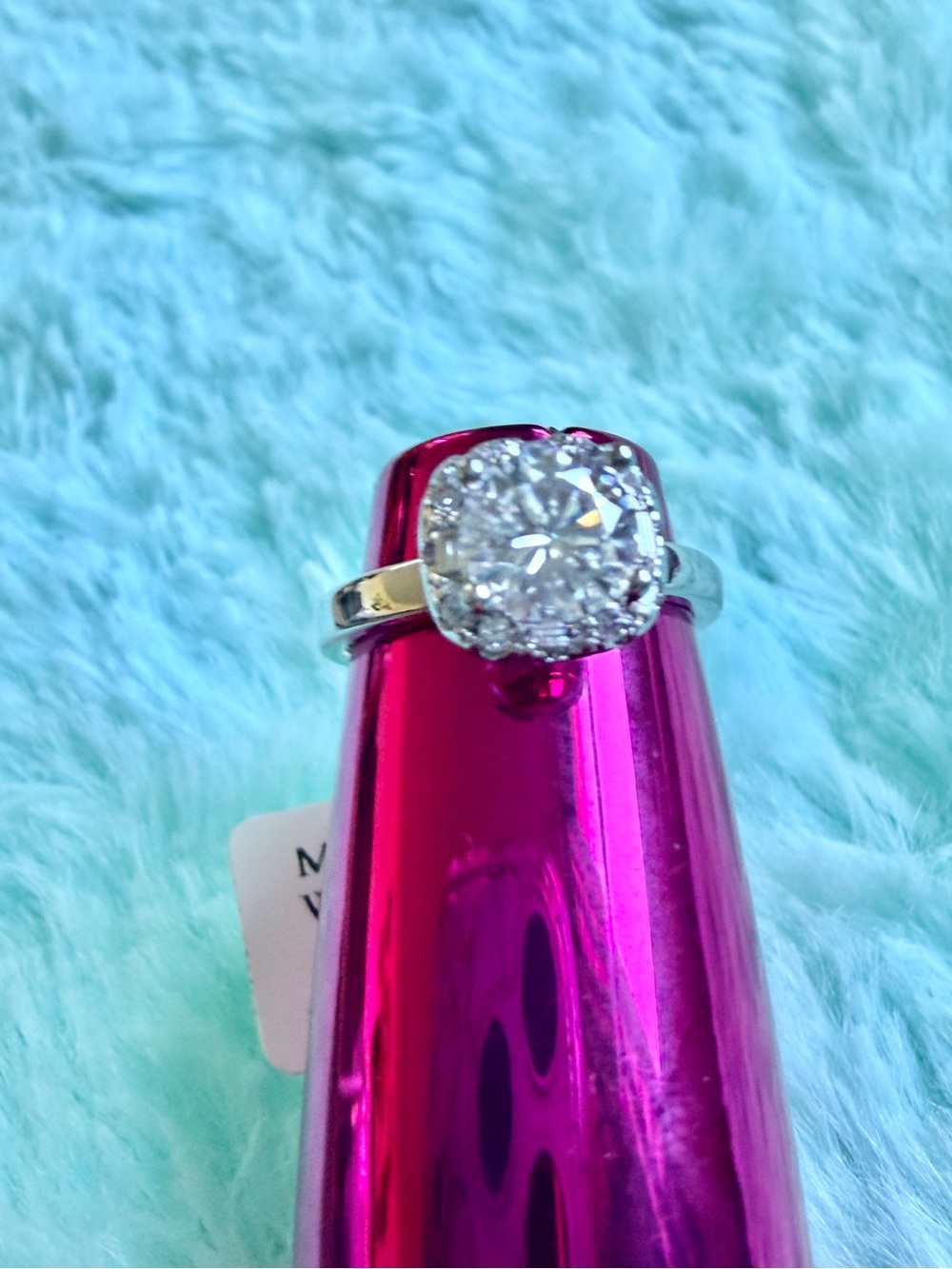 1.0ct Moissanite 925 Sterling Silver Ring Size 6 NWT - Picture 6 of 9